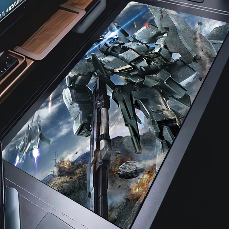Gaming Keyboard Non Mechanical - Podkładka pod mysz Mechanic Warrior Gundam,