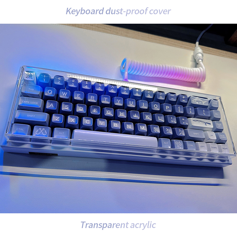 Gaming Keyboard Budget - Akrylowa klawiatura przezroczysta obudowa ochronna klawiatura