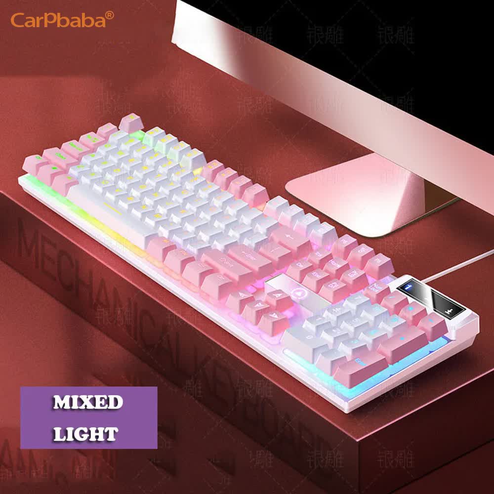 Gaming Keyboard Budget - Carpbaba K500 104 klawisze USB przewodowa