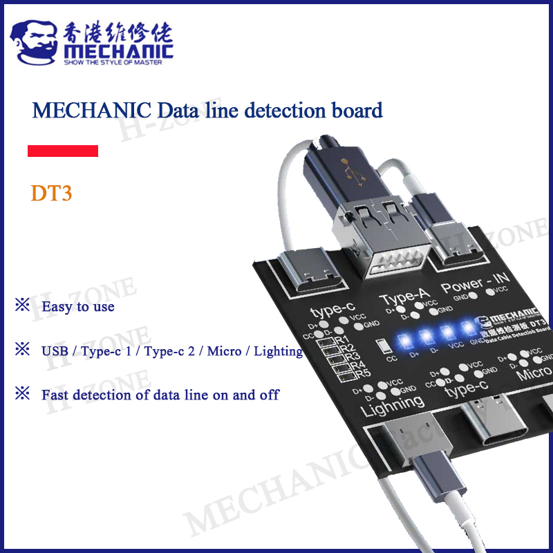 Mechanical Switch Tester - MECHANIC DT3 Płytka wykrywania kabli danych