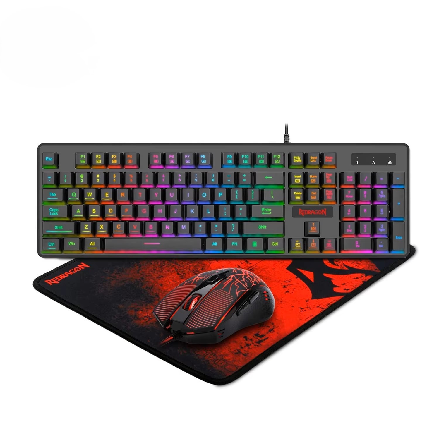 Gaming Keyboard Mouse Combo - Zestaw klawiatury i myszy gamingowych Redragon