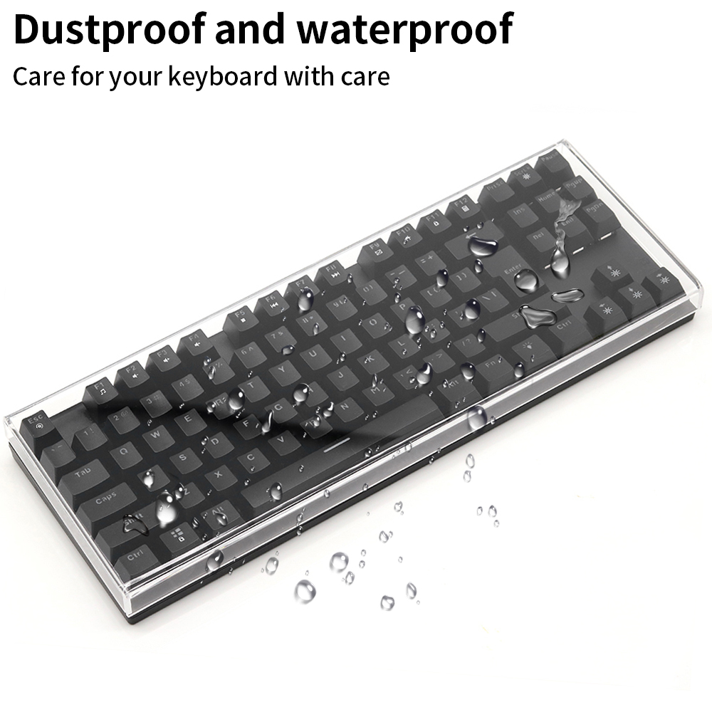Akrylowa klawiatura przezroczy – Gaming Keyboard Budget recenzja i cena