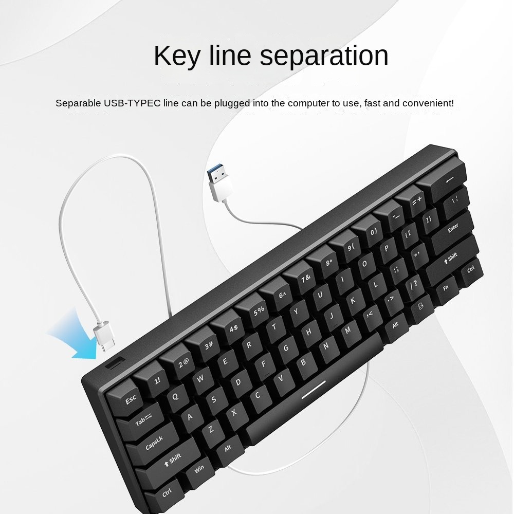 Klawiatura Gamingowa Biała Mec – Gaming Keyboard Budget recenzja i cena
