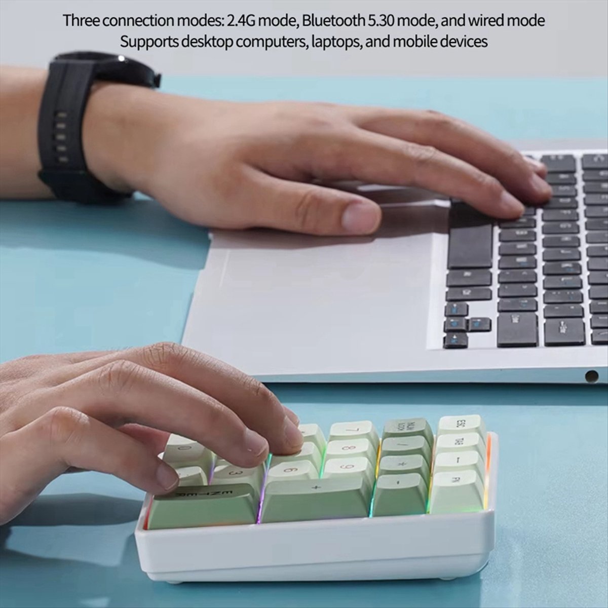 N86R 21-klawiszowa Mini Klawia – Gaming Keyboard No Number Pad recenzja i cena