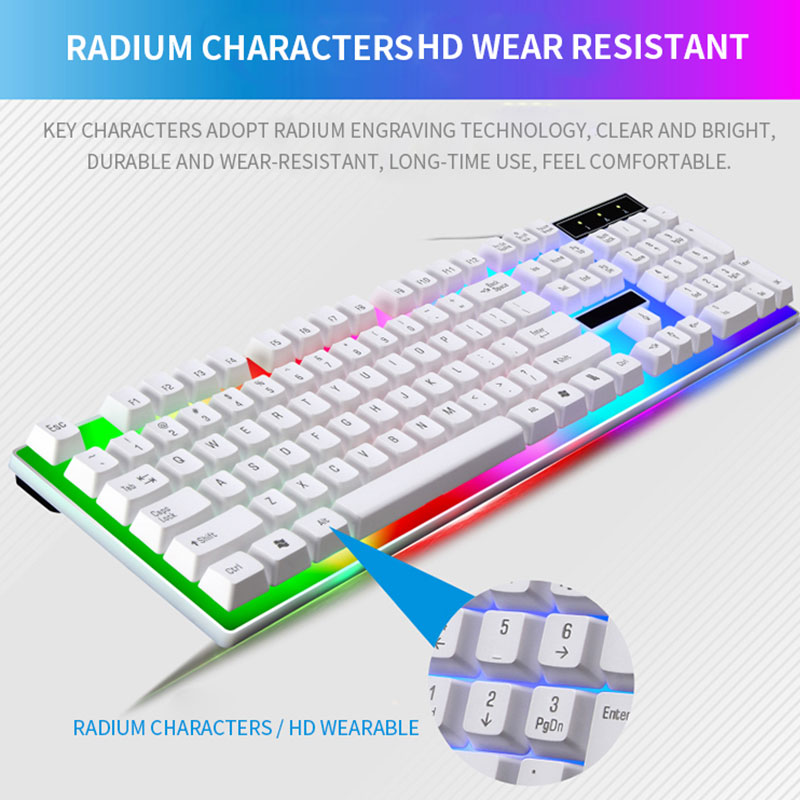 Klawiatura do gier RGB Zestaw  – Gaming Keyboard Mouse Combo recenzja i cena