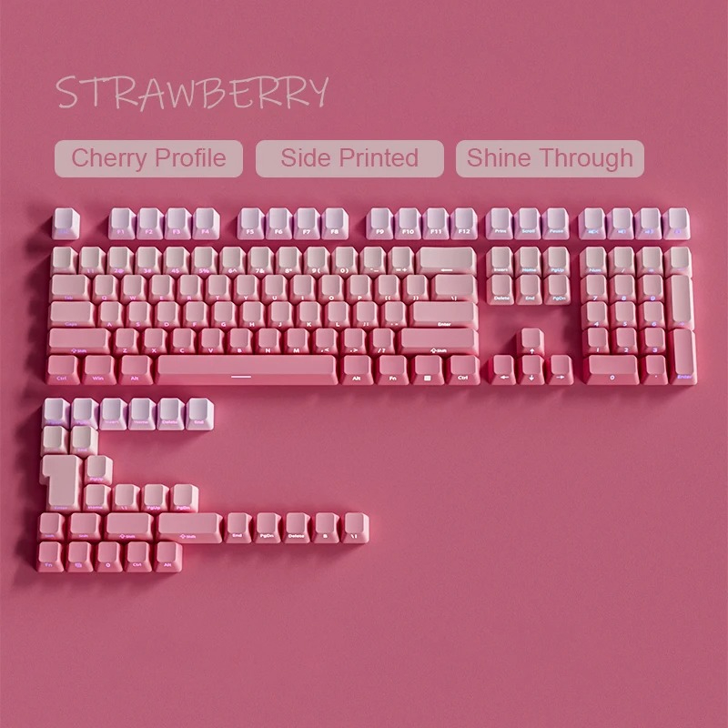 133 Klawisze Double Shot Shine – Gaming Keyboard Typewriter recenzja i cena
