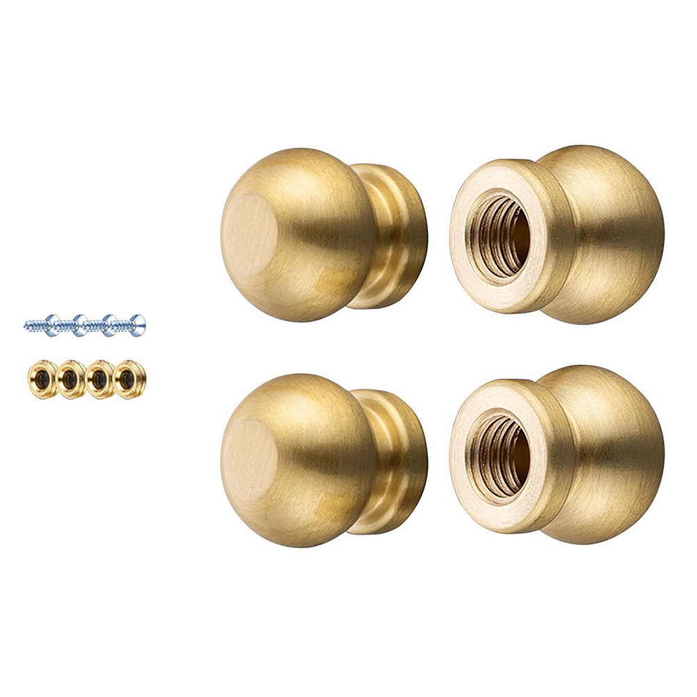 4 szt. Mosiężne nóżki do desek – Stabilizer Screw In recenzja i cena