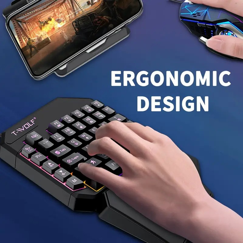 FocusOnPC TF900 2-w-1 Konwerte – Gaming Keyboard Mouse Combo recenzja i cena