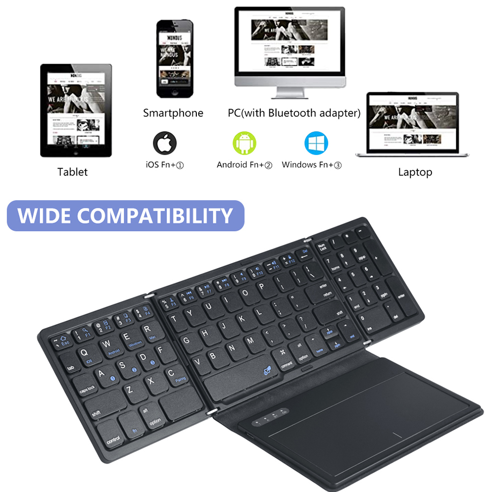 BOW Składana klawiatura Blueto – Gaming Keyboard Budget recenzja i cena