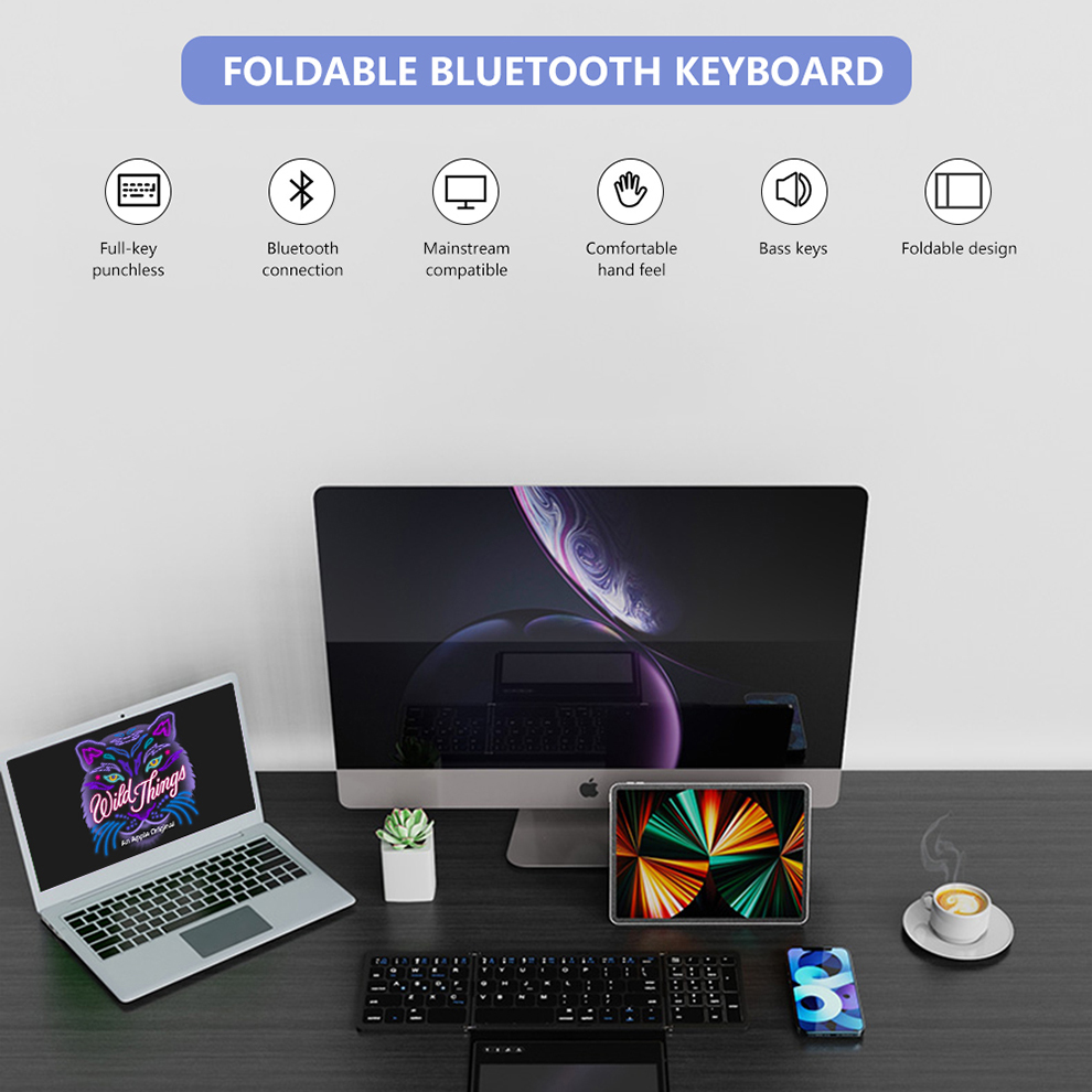 BOW Składana klawiatura Blueto – Gaming Keyboard Budget recenzja i cena