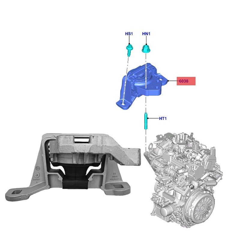 KV6Z-6038-A KV6Z6038C Zestaw u – Gasket Mount Kit recenzja i cena