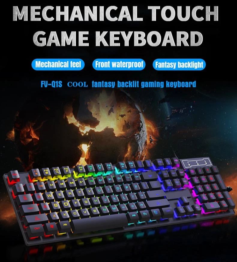 Przewodowa klawiatura mechanic – Gaming Keyboard Budget recenzja i cena