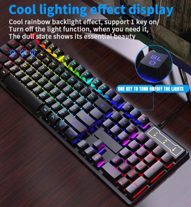 Przewodowa klawiatura mechanic – Gaming Keyboard Budget recenzja i cena