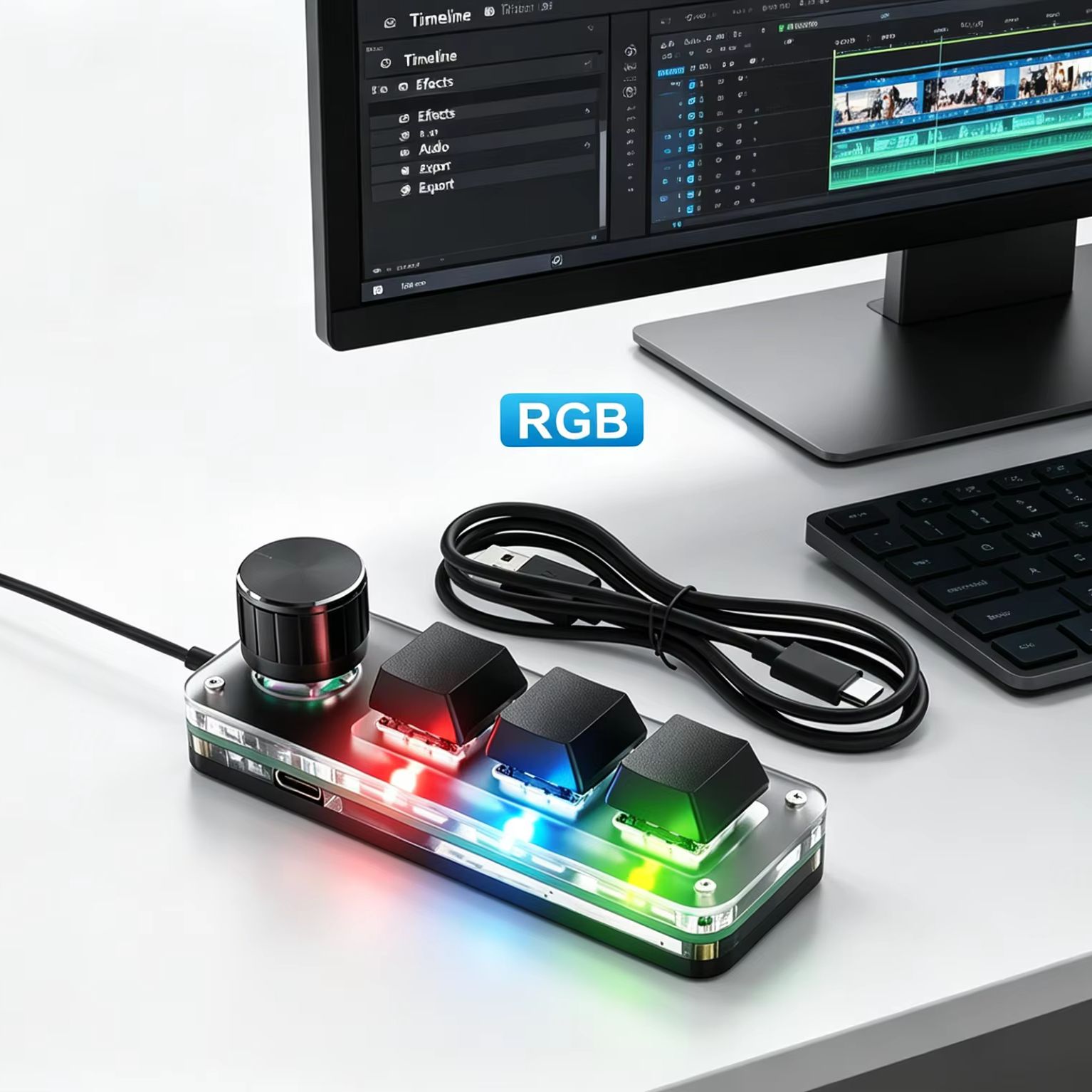 Programowalna klawiatura mecha – Gaming Keyboard No Number Pad recenzja i cena